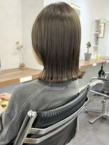 オウル(Owll) *肩ラインストレート切りっぱなしぱつっとボブ*