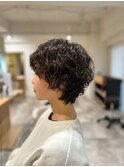ボブショートボブオリーブグレージュ/四条大宮/烏丸/京都