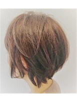 ヘアーサロン アールイー(Hair salon Re)&nbsp;ドライな質感のニュアンスショートボブ