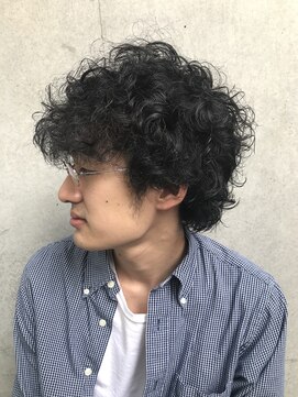 アグ ヘアー グスマン 西永福店(Agu hair guzman) 瑛太風 スパイラルパーマ