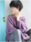 天神【BIRTH】大人ショート×毛流れパーマ