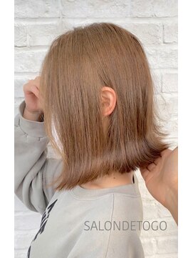 サロン ド トーゴ(Salon de togo) 外ハネ切りっぱなしボブ☆