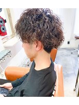 アン ヘア デザイン(un hair design)&nbsp;【　un  】メンズ×パーマ×ツーブロック