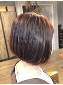 【冬カラー】美シルエットボブ