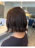 肩上結べるボブ