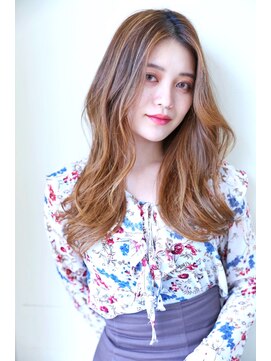 ハピネス クローバー 学園前店(Happiness CLOVER) 大人可愛い　韓国風くびれヘア　透明感カラー　小顔カット