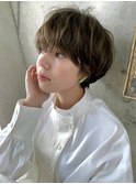 丸みマッシュショート若松河田/曙橋/20代/30代/40代