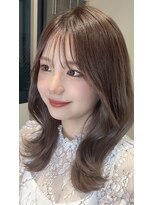 ☆大人可愛いお姉さんカットふんわりカールグレーベージュ