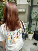 スエード(suede)&nbsp;【suede】Orange brown