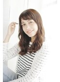 韓国ボブレイヤーロンググレーベージュ黒髪質改善前髪パーマ/013