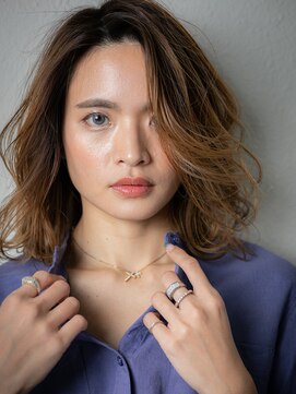 カバーヘア ブリス 志木南口駅前店(COVER HAIR bliss) フレンチカジュアル外ハネカールこなれミディv志木10代20代30代