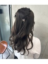 ヘアセット/ハーフツイン/パーティーヘア/お呼ばれヘア/恵比寿/
