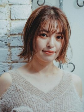 アンシェリ バイ フラミューム 戸塚店(Ancheri by flammeum) 外はねミディアムスタイル