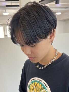 グッドタイムエフティフィフス 横浜西口(GoodTimes ft.fifth) センターパートニュアンスパーマ韓国コンマヘアワンカールパーマ