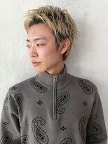 アイティー バイ アルバム 浦和店(IT by ALBUM)&nbsp;アッシュブラックノンジアミンカラー短髪ツーブロック_ba499971