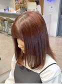 【Hono/STYLE藤沢】秋っぽいレッドオレンジカラー