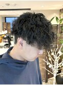 メンズパーマ/波巻き/波巻きツイスパ