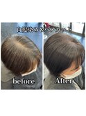【ヘアカット×白髪染めカラー】