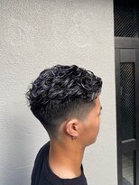 クフィア メンズヘアー カンポ 天王寺店(CUFFIA MEN'SHAIR CAMPO)&nbsp;ツイストスパイラルスペインカールダークアッシュ韓国マッシュ