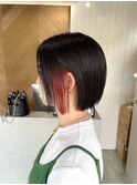 【EIGHT 豊崎】お客様スタイル_カシスレッド