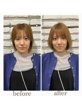 【顔型診断before&after】”縦長さん”お悩み改善似合わせ＜桃山台/北摂/豊中＞
