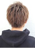 ミルクティーアップバングマッシュ