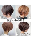 20代30代40代50代60代◎ 選べるヘアカタログ　大人ショート