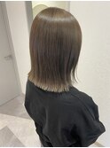 きりっぱなし/アッシュベージュ/赤み消しカラー
