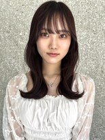 ローネス ギンザ(LONESS ginza)&nbsp;ミディアムレイヤーピンクラベンダー春カラーピンクヘアー銀座