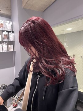 ヴァイス 新宿店(VAICE) ブリーチなしチェリーレッド