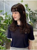 △癖毛風パーマレイヤーパーマロングパーマデジタルパーマ