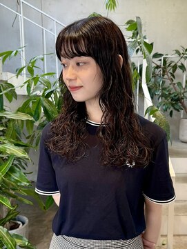 アクアオモテサンドウ(ACQUA omotesando) △癖毛風パーマレイヤーパーマロングパーマデジタルパーマ