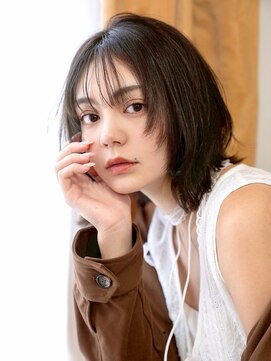 ファルベ(Farbe) ミディアムヘア/暗めカラー/グランマッシュ/デザインカラー