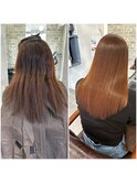 髪質改善ストレート