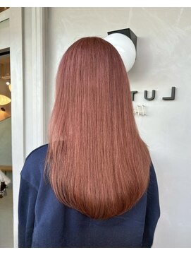 ルトワ(Lutowa) ブリーチ1回～/コーラルピンク/オレンジ