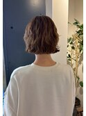 ミックスパーマボブ【20代/30代/40代/縮毛矯正/髪質改善】