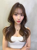 ロンドルーチェ 心斎橋(Lond luce)&nbsp;ダークアッシュ/ミディアムレイヤーカット［髪質改善/縮毛矯正］