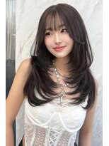 ランズ(LANDS) レイヤーカット 【韓国ヘア 大阪 梅田】