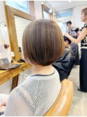 白髪ぼかしショート