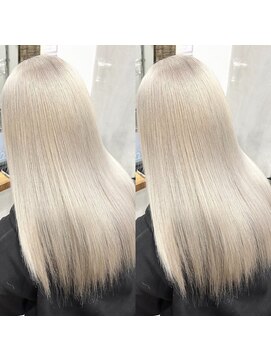 アグゼ(axe) 【ブリーチ】【髪質改善】【ダブルカラー】