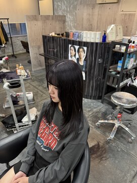 シード(SEED) 長崎　ラベンダーグレージュ　レイヤーカット