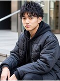 【越谷】20代30代40代のシャドウパーマ×メンズショート