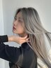 【再来】◆カット+ケアブリーチ×2+オンカラー+Tr [韓国/調布]