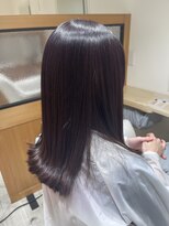 ロアエイル(LoreAirl)&nbsp;髪質改善カラー×ピンクパープル