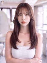 エースハバナ 渋谷(1 HAVANA)&nbsp;ロングレイヤー＊顔周りレイヤーカット＊センター分け