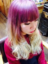 ユートピア(U topia)&nbsp;バイオレットピンク×ホワイトグラデーションカラー