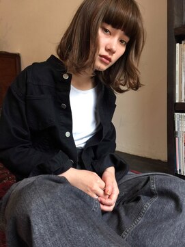 ピープル(people) [people] ニュアンスボブ×カーキアッシュ