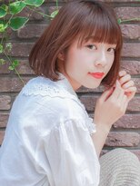 ルティア 池袋(Lutia)&nbsp;さわやかナチュラルボブ☆オレンジラテブラウン