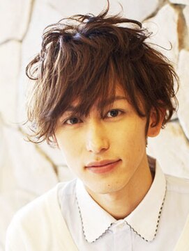 トップヘアーヒルズ 安城(TOP HAIR HILLS) 岡田将生風無雑作ショートミディ/ニュアンスカラー/前髪パーマ