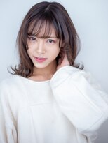 オーストヘアジジ(Aust hair Gigi)&nbsp;大人かわいいゆるゆれミディ×秋カラーディープグレージュ　K